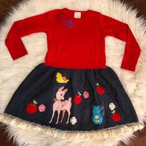 NEW Lemon Loves Lime Snow White dress size 7